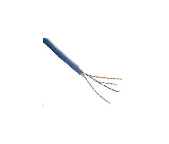 UTP kábel PlanetElite, Cat5E, vodič, PVC, modrý, 305 m