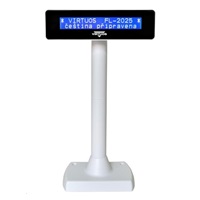 Virtuos zákaznícky displej Virtuos FL-2025MB 2x20, USB, biely