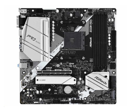 ASRock MB Sc AM4 B550M PRO4, AMD B550, 4xDDR4, HDMI, DP