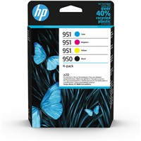 HP 950 Black/951 CMY Original Ink Cartridge 4-Pack (1,000 / 700 / 700 / 700 pages)