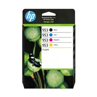 HP 953 CMYK Original Ink Cartridge 4-Pack (700 / 700 / 700 / 1,000 pages)
