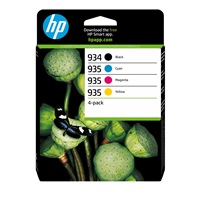 HP 934 Black/935 CMY Ink Cartridge 4-Pack (400 / 400 / 400 / 400 pages)