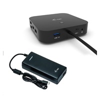 dokovacia stanica iTec USB-C s dvoma displejmi, Power Delivery 100 W + univerzálna nabíjačka 112 W