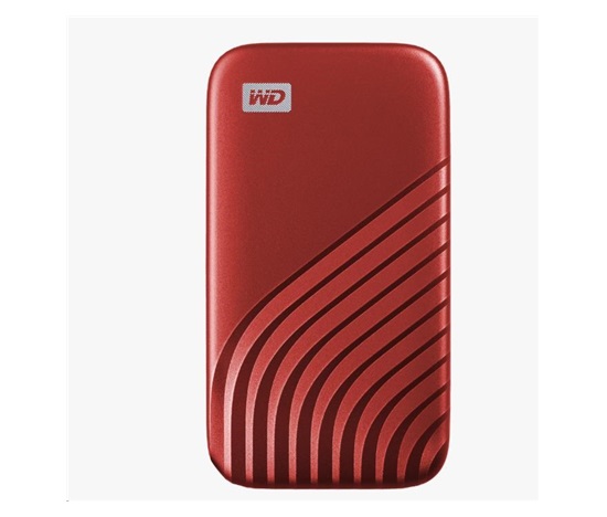 SanDisk WD My Passport SSD externý 500 GB , USB-C 3.2 , 1050/1000MB/s R/W PC a Mac , červená