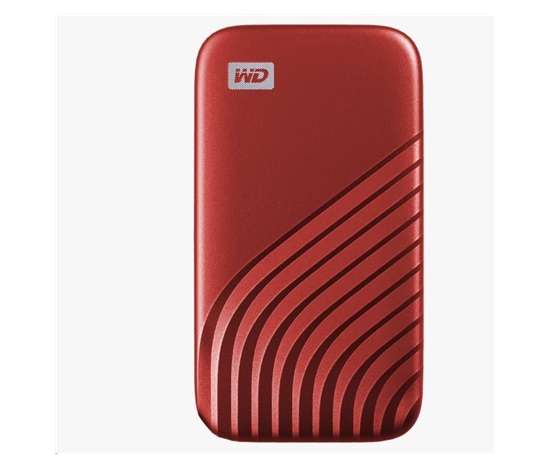 SanDisk WD My Passport SSD externý 1TB , USB-C 3.2 , 1050/1000MB/s R/W PC a Mac , červená
