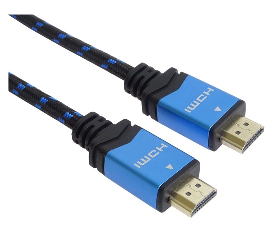 Kábel HDMI PremiumCord Ultra HDTV 4K@60Hz 2.0b kov+pozlátené konektory 1,5m