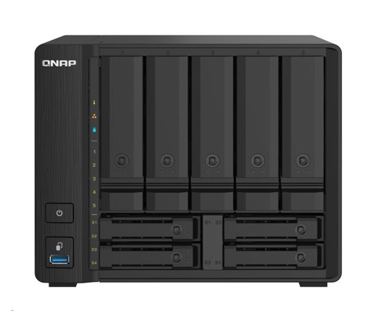 QNAP TS-932PX-4G (4C/Cortex-A57/1,7GHz/4GBRAM/9xSATA/2x2,5GbE/2xSFP+/3xUSB3.2)