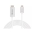 Dátový kábel Sandberg USB-C -> HDMI, podpora 4K, dĺžka 2 m, biely
