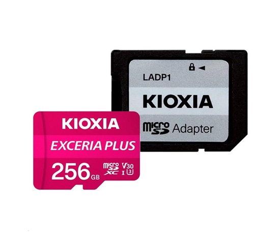 Karta microSD KIOXIA Exceria Plus 256GB M303, UHS-I U3 Class 10