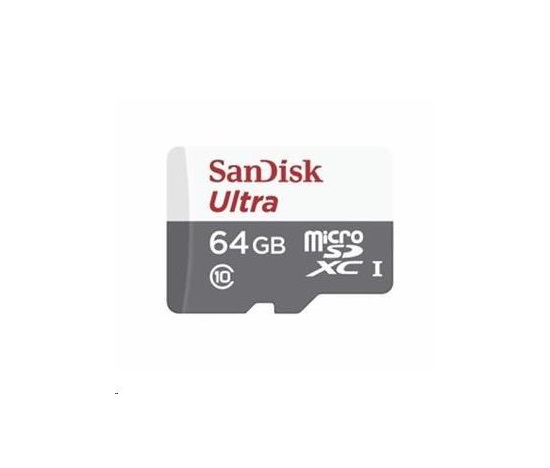 Sandisk MicroSDXC 64GB Ultra (80 MB/s, Class 10 UHS-I, Android)