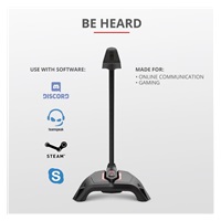 TRUST Microphone GXT 215 Zabi Herný mikrofón USB s LED osvetlením