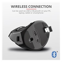 TRUST Ergonomická myš Voxx Nabíjateľná ergonomická bezdrôtová myš