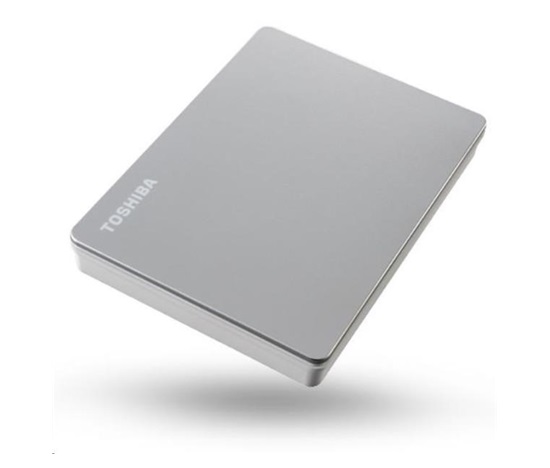 TOSHIBA HDD CANVIO FLEX 4TB, 2,5", USB 3.2 Gen 1, strieborná