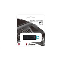 Kingston 64GB USB3.2 DataTraveler Exodia 1. generácie (čierna + teal)