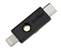 YubiKey 5Ci - USB-C + Lightning, klíč/token s vícefaktorovou autentizaci, podpora OpenPGP a Smart Card (2FA)