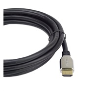 Kábel HDMI PREMIUMCORD 2.1 vysokorýchlostný + ethernetový kábel (krytky zo zinkovej zliatiny, pozlátené konektory) 2 m