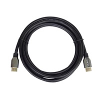Kábel HDMI PREMIUMCORD 2.1 vysokorýchlostný + ethernetový kábel (krytky zo zinkovej zliatiny, pozlátené konektory) 3 m