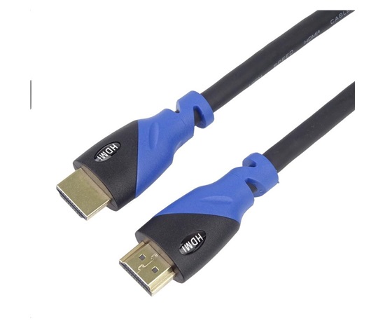 PREMIUMCORD HDMI - Ultra HDTV kábel, 3 m (farebný, pozlátené konektory)