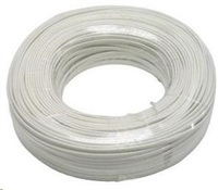 Telefónny kábel PremiumCord 4 žily biely 100 m