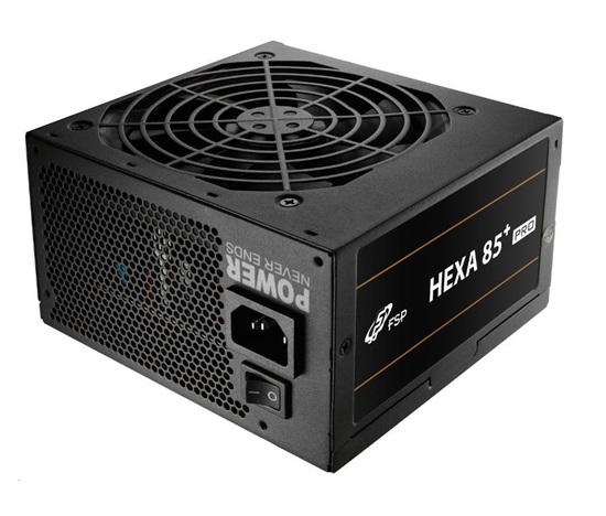 Napájací zdroj Fortron 550W HEXA 85+ PRO 550, plný rozsah, ATX, Bronze, DC/DC