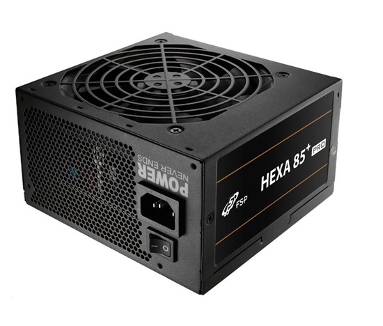 Napájací zdroj Fortron 650W HEXA 85+ PRO 650, plný rozsah, ATX, Bronze, DC/DC