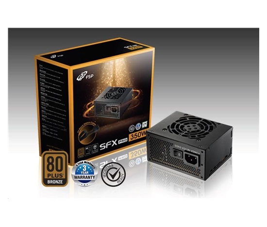 Napájací zdroj Fortron 450W SFX PRO 450, 80PLUS Bronze, Full Range, SFX&ATX, plná ochrana