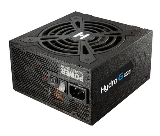 Napájací zdroj Fortron 750W HYDRO G 750 PRO, 80PLUS Gold, jednokoľajový dizajn, plne modulárny s páskovými káblami, 12 cm
