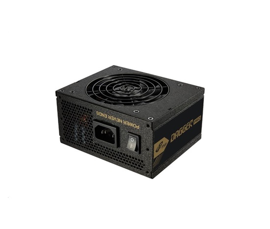Napájací zdroj Fortron 650W DAGGER PRO 650, 80+ GOLD, Full Range, modulárny kábel, SFX&ATX, plná ochrana, 8cm dual BB