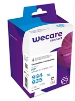 WECARE ARMOR kazeta pre HP OfficeJet 6812,6815,Officejet Pro 6230,6830,6835, čierna/čierna+1C+1M+1Y, 1x45/3x12ml