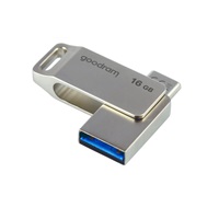 GOODRAM Flash disk 16 GB ODA3, USB 3.2, strieborná
