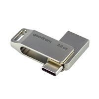 GOODRAM Flash disk 32 GB ODA3, USB 3.2, strieborná
