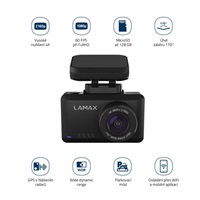 LAMAX T10 4K GPS (s hlášením radarů)