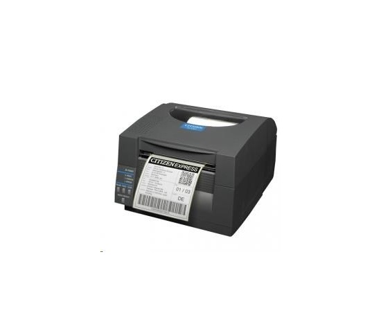Citizen CL-S521II, 8 bodov/mm (203 dpi), EPL, ZPL, Datamax, Dual-IF, čierna
