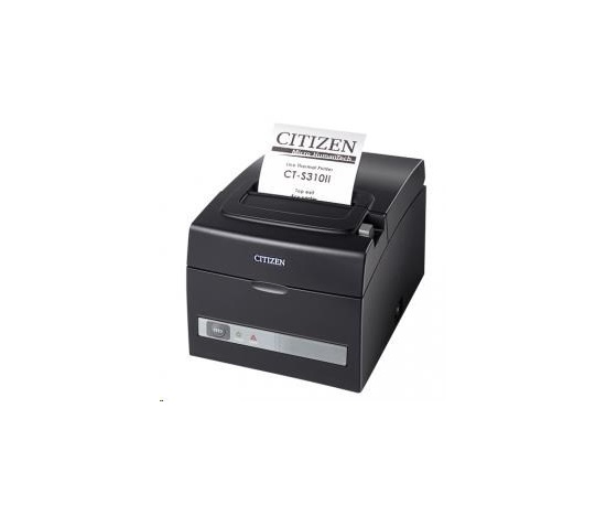 Citizen CT-S310II LAN, Dual-IF, 8 bodov/mm (203 dpi), rezačka, čierna