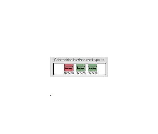 Karta rozhrania Colormetrics, typ H
