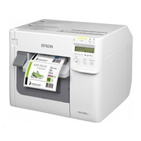 Epson ColorWorks C3500, rezačka, disp., USB, Ethernet, NiceLabel, biela