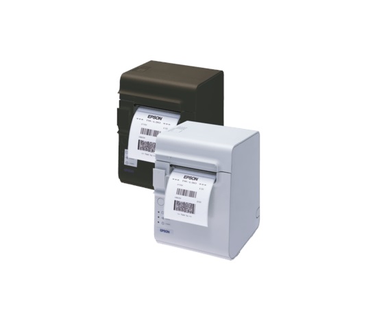 Epson TM-L90LF, 8 bodov/mm (203 dpi), bez liniek, USB, RS232, čierna