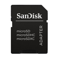 Karta SanDisk MicroSDXC 128 GB Ultra (100 MB/s, Class 10, Android) + adaptér