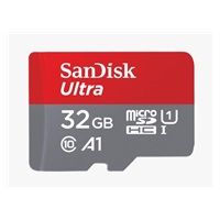 SanDisk MicroSDXC 32GB Ultra (120 MB/s, A1 Class 10 UHS-I, Android) + adaptér