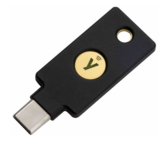 YubiKey 5C NFC - USB-C, kľúč/token s viacfaktorovým overovaním (NFC), podporou OpenPGP a čipových kariet (2FA)