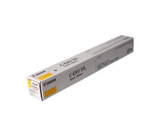 Žltý toner Canon iR-C55xx, C57xx (C-EXV51L)