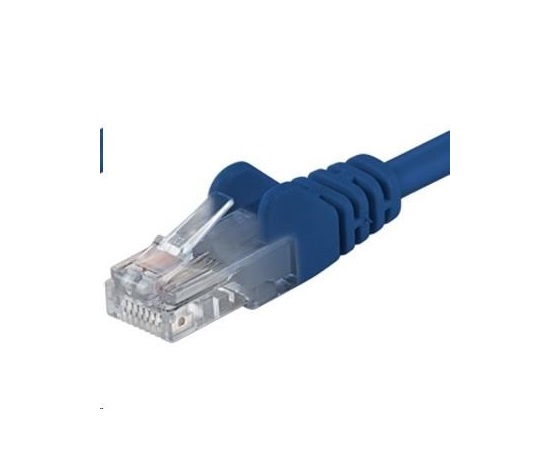 PREMIUMCORD Patch kábel UTP RJ45-RJ45 CAT5e 1.5 m modrá