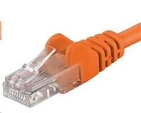 PREMIUMCORD Patch kábel UTP RJ45-RJ45 CAT5e 1.5 m oranžová