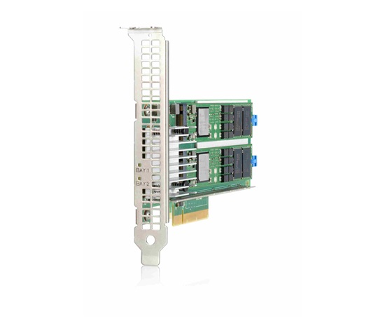 HPE NS204i-p x2 Lanes NVMe PCIe3 x8 OS Boot Device (2x480 GB NVMe M.2 SSD inside)