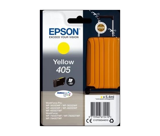 Atrament EPSON v jednom balení Yellow 405 Durabrite Ultra