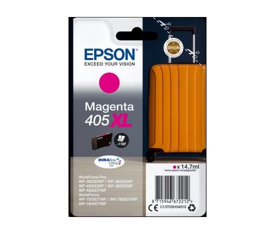 Atrament EPSON Singlepack Magenta 405XL Durabrite Ultra