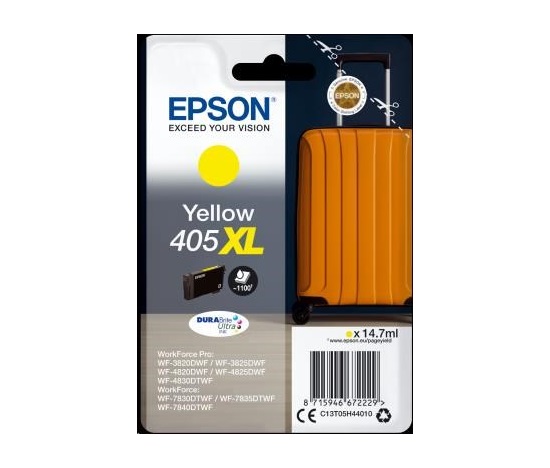 Jednorazové balenie atramentu EPSON Yellow 405XL Durabrite Ultra