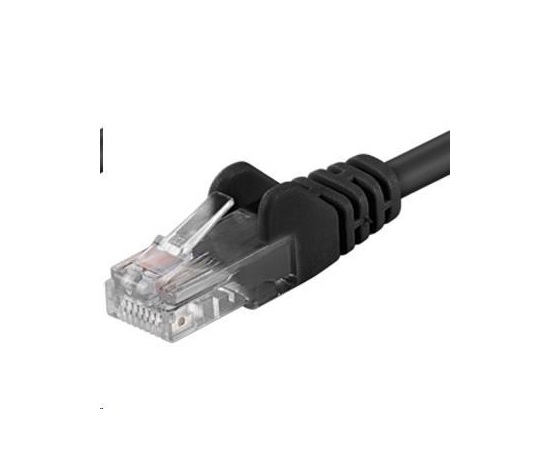 PREMIUMCORD Patch kábel UTP RJ45-RJ45 CAT5e 7m čierny