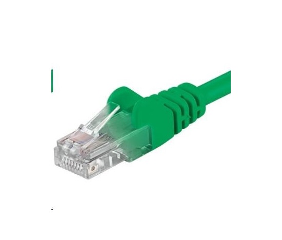 PREMIUMCORD Patch kábel UTP RJ45-RJ45 CAT5e 7m zelený
