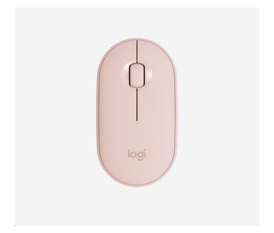 Bezdrôtová myš Logitech Pebble M350, ružová